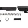 Black SBA3 pistol brace bundled with mil-spec carbine buffer tube kit for AR pistol builds