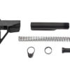 Black SBA5 pistol brace bundled with mil-spec carbine buffer kit for AR pistol builds