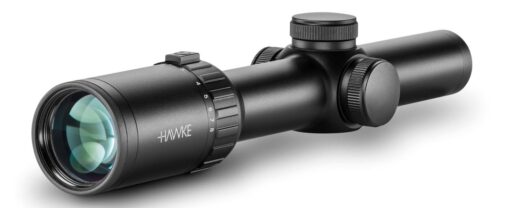 Hawke Optics Vantage 30 WA IR - 1-8x24 - L4A Dot - 1/2 MOA - Low-Profile with FREE 30mm Cantilever Mount - Black Rifle Depot