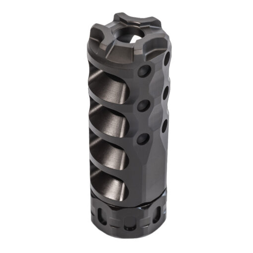Precision Armament HYPERTAP Slim 7.62 Muzzle Brake -1/2x28 - Black - Black Rifle Depot