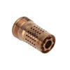 Q Cherry Bomb muzzle brake with taper mount design and multiple thread options