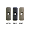 Slate Black Industries 1-slot M-LOK Slate Panels three-pack with textured polymer grip surface in Black, FDE, or OD Green colors