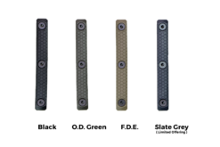 Slate Black Industries 3-slot M-LOK Slate Panels three-pack in Black, FDE, OD Green, or Slate Grey