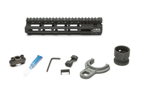 Bravo Company 9" MLOK Compatible Modular Rail (MCMR) - Black - Black Rifle Depot