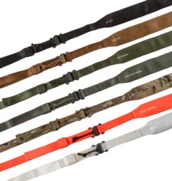 Viking Tactics VTAC wide padded two-point sling with quick adjust buckle and padded center section, available colors shown