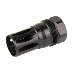 KAK Industry Plan B A2 Flash Hider with 1/2x28 threads and nitride-finished 17-4 stainless steel construction