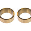 Q Taper Adapter in 1/2x28 and 5/8x24 options for converting tapered muzzle shoulders to a traditional 90-degree shoulder