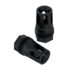 Comstock Armory Compact 9mm 1/2x28 flash hider with Plan-B suppressor interface and black nitride finish