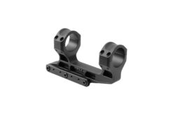 Unity Tactical FAST LPVO 30mm black scope mount with 2.05-inch optical centerline and 3-bolt Picatinny clamp