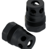 Comstock Armory Recessed Micro 30 Cal 5/8x24 Plan-B muzzle brake with black nitride finish
