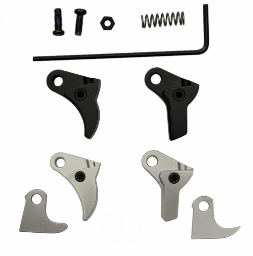 Dogwood Armory Aluminum G Spot V2 Forced Reset Trigger - Black/Curved - Black Rifle Depot