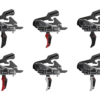 RISE Armament Blitz G2 Slide-and-Snap drop-in AR trigger with interchangeable flat and curved blade options