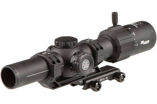 Sig Tango MSR LPVO 1-6x24mm SFP Rifle Scope With Alpha Cantilever MSR Mount - Black - Black Rifle Depot