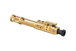 Faxon Superfinished 5.56 Gunner Lightweight AR-15 bolt carrier group with TiN PVD gold finish