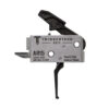 TriggerTech AR15 Single-Stage Duty Trigger with flat black trigger lever and fixed 3.5 lb pull