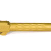 Faxon Glock 17 Gen 2-4 flame fluted threaded 9mm barrel with TiN PVD gold finish